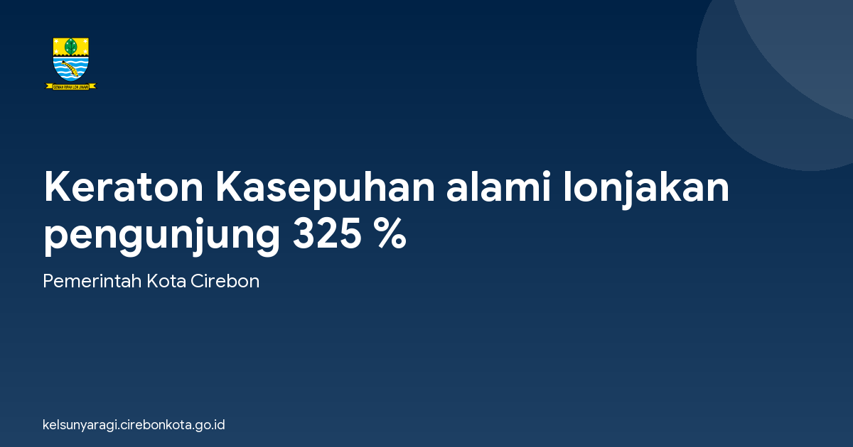 Keraton Kasepuhan alami lonjakan pengunjung 325 %