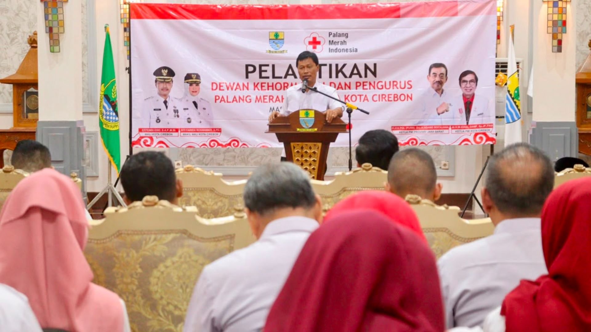 Pengurus PMI Kota Cirebon Dilantik, Wali Kota Dorong Penguatan Layanan Kemanusiaan dan Kesiapsiagaan Bencana