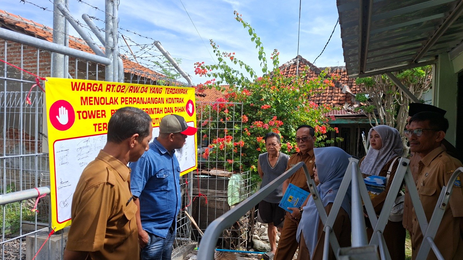 Respons Keluhan Warga Pancuran Barat, DPMPTSP Kota Cirebon Kawal Peninjauan Izin Kontrak Menara BTS