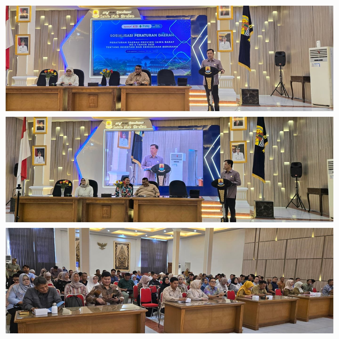 Sinergi Antar Daerah, DPMPTSP Kota Cirebon Hadiri Sosialisasi Perda Jawa Barat Nomor 4 Tahun 2025