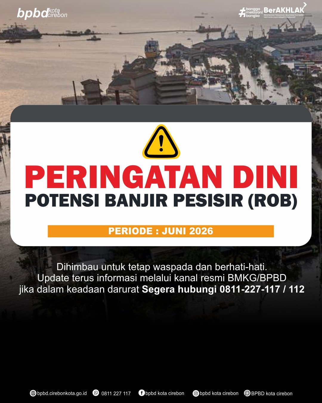 Peringatan Dini Potensi Banjir ROB