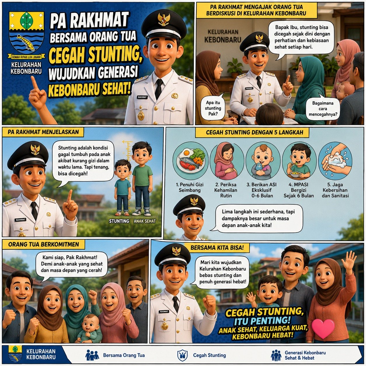 CEGAH STUNTING, WUJUDKAN GENERASI KEBONBARU SEHAT!