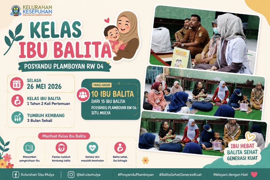 Kelas Ibu Balita Posyandu Plamboyan RW 04