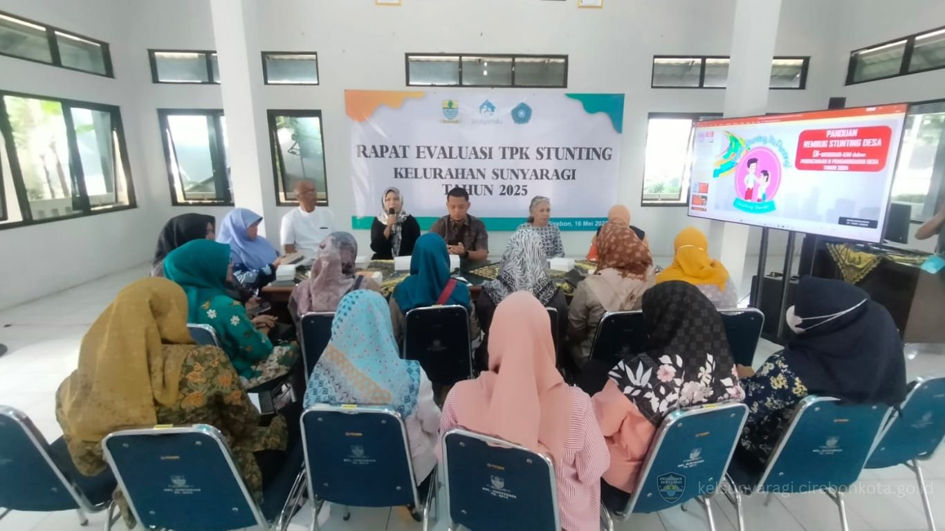 Rapat Evaluasi TPK Stunting Kelurahan Sunyaragi