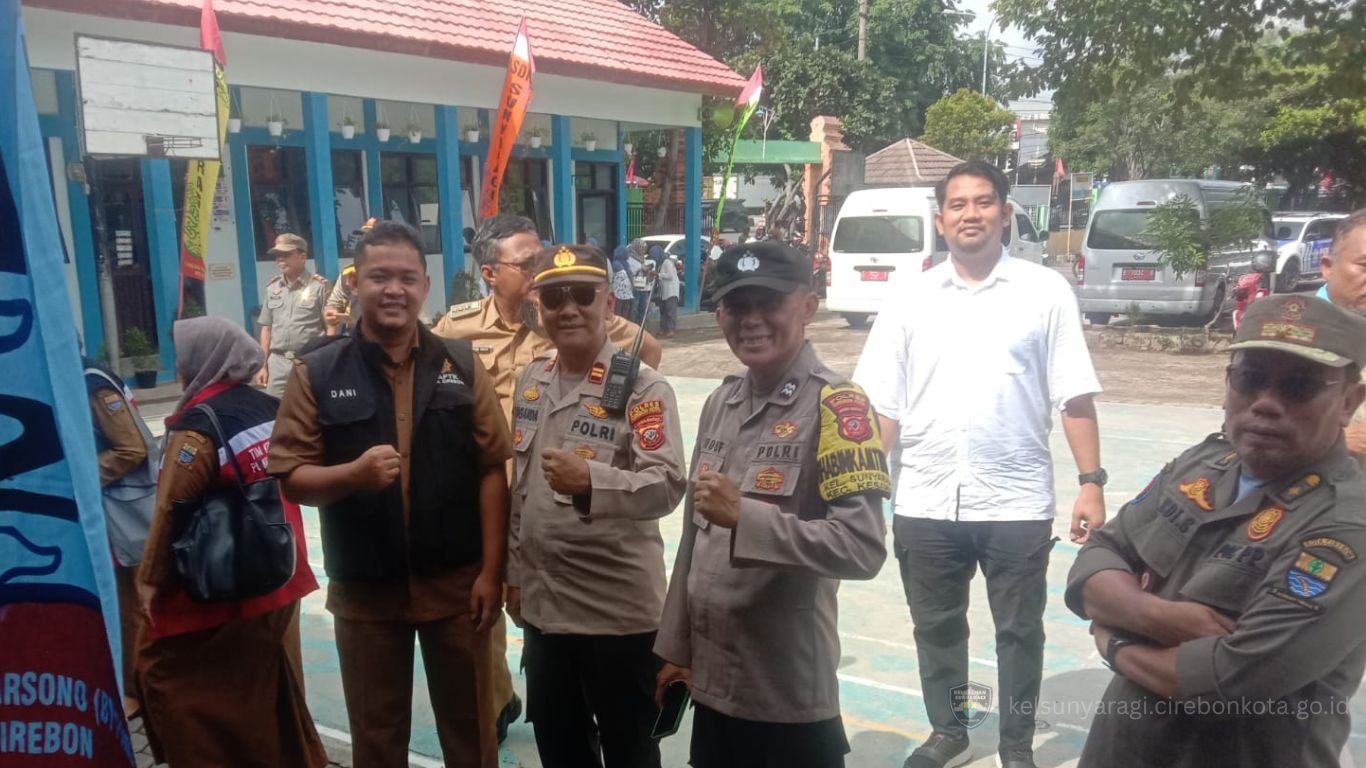 Lurah Sunyaragi bersama Forkopimda Monitor Kegiatan MBG