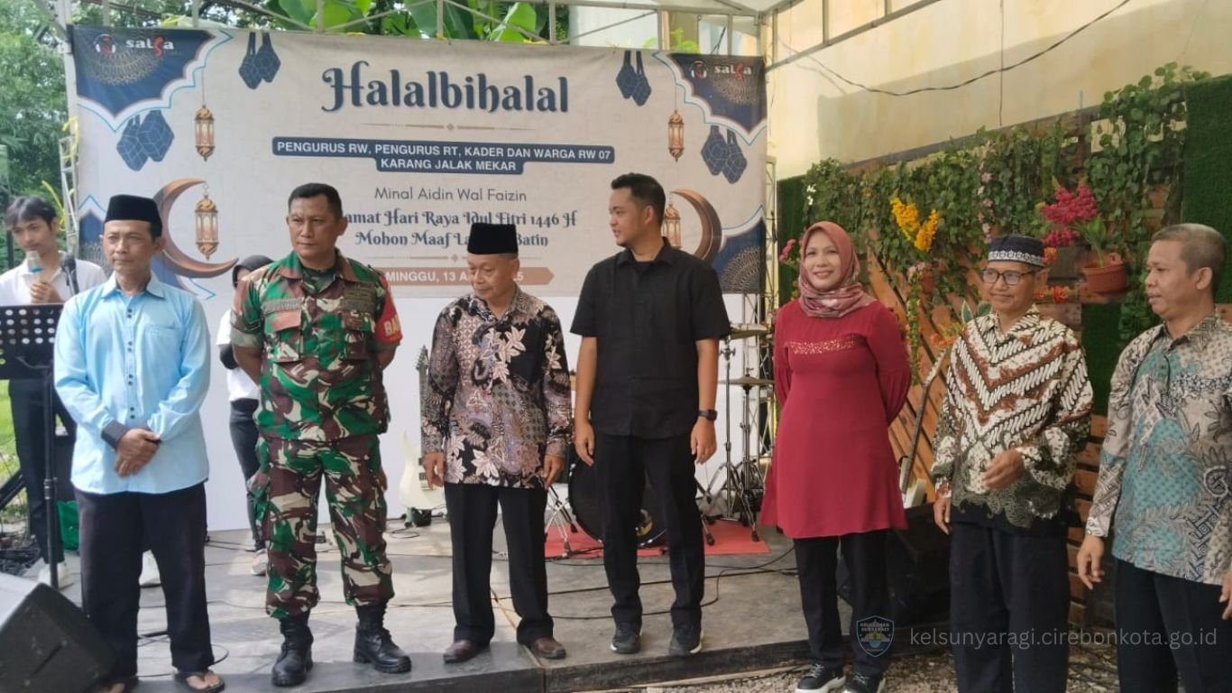 Pengurus RW.07 Karang Jalak Mekar adakan Halal Bihalal