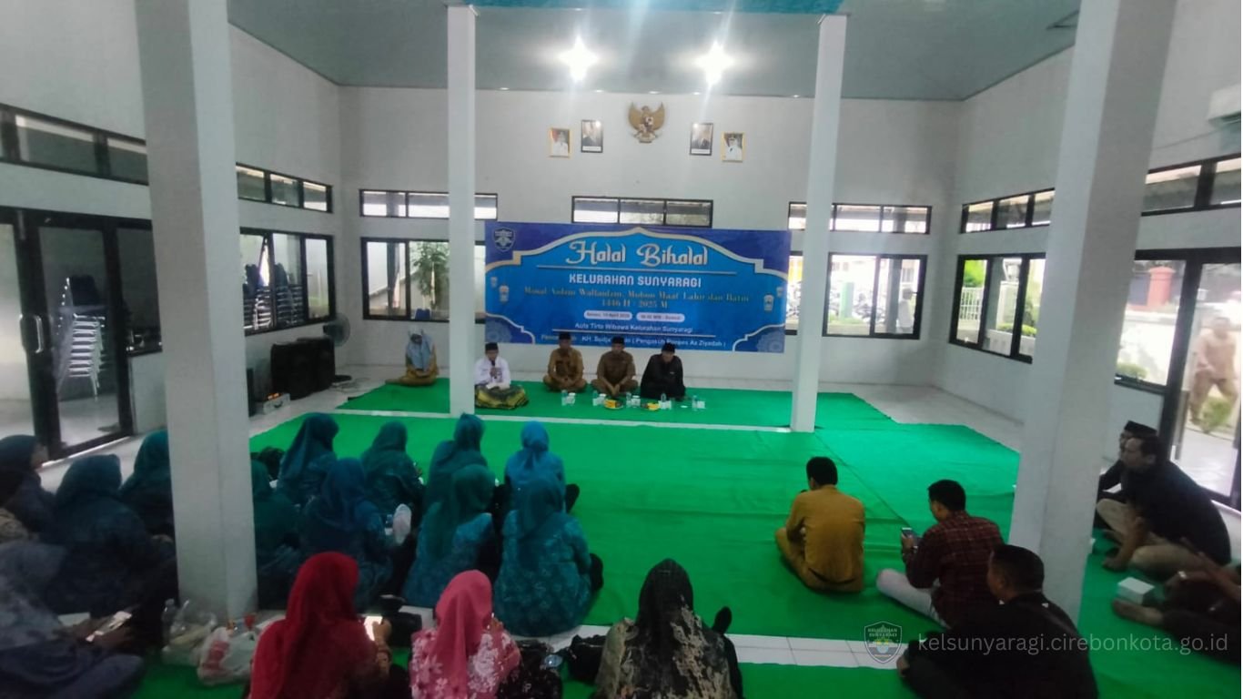 Jalin Silaturahmi Kelurahan Sunyaragi Gelar Halal Bihalal