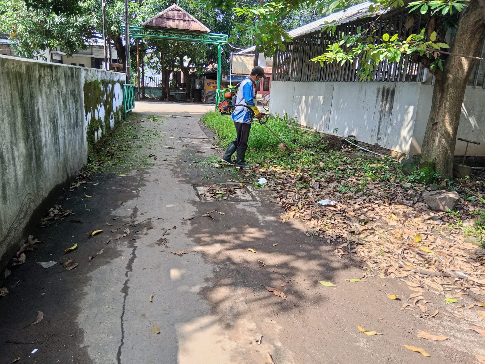 Pembersihan Rumput Liar Gang Siadem