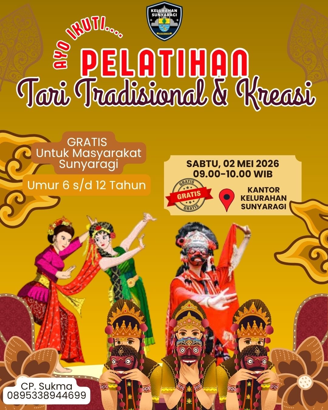 Pelatihan Tari Tradisional dan Kreasi