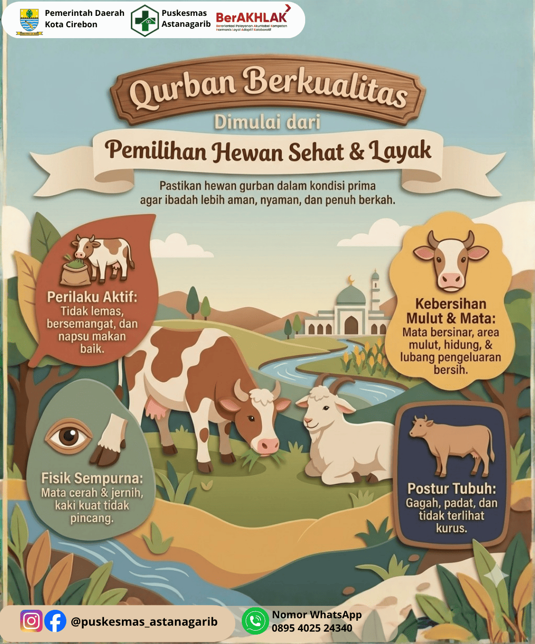 Pemilihan Hewan Qurban Sehat dan Layak