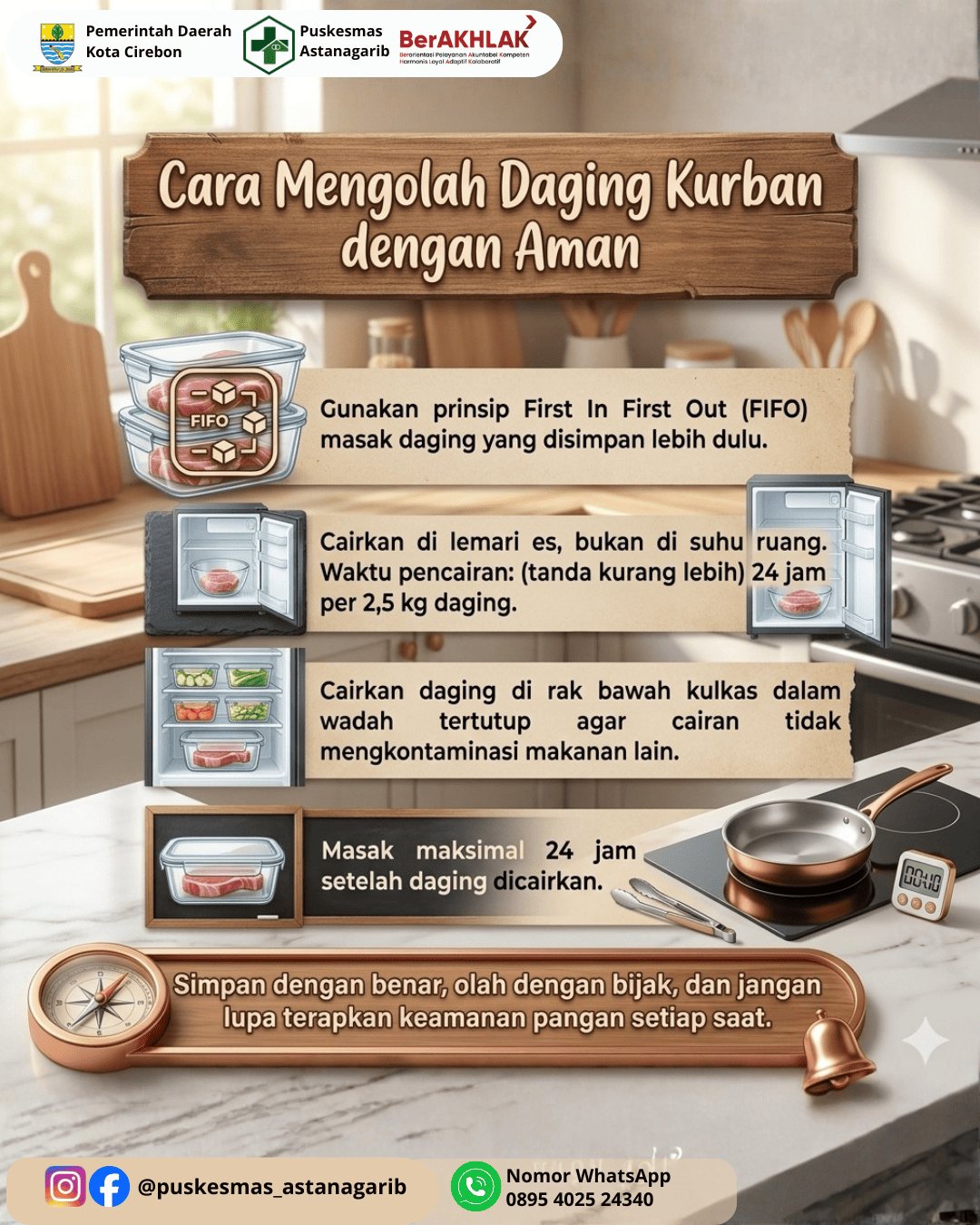 Cara Mengolah Daging Kurban dengan Aman