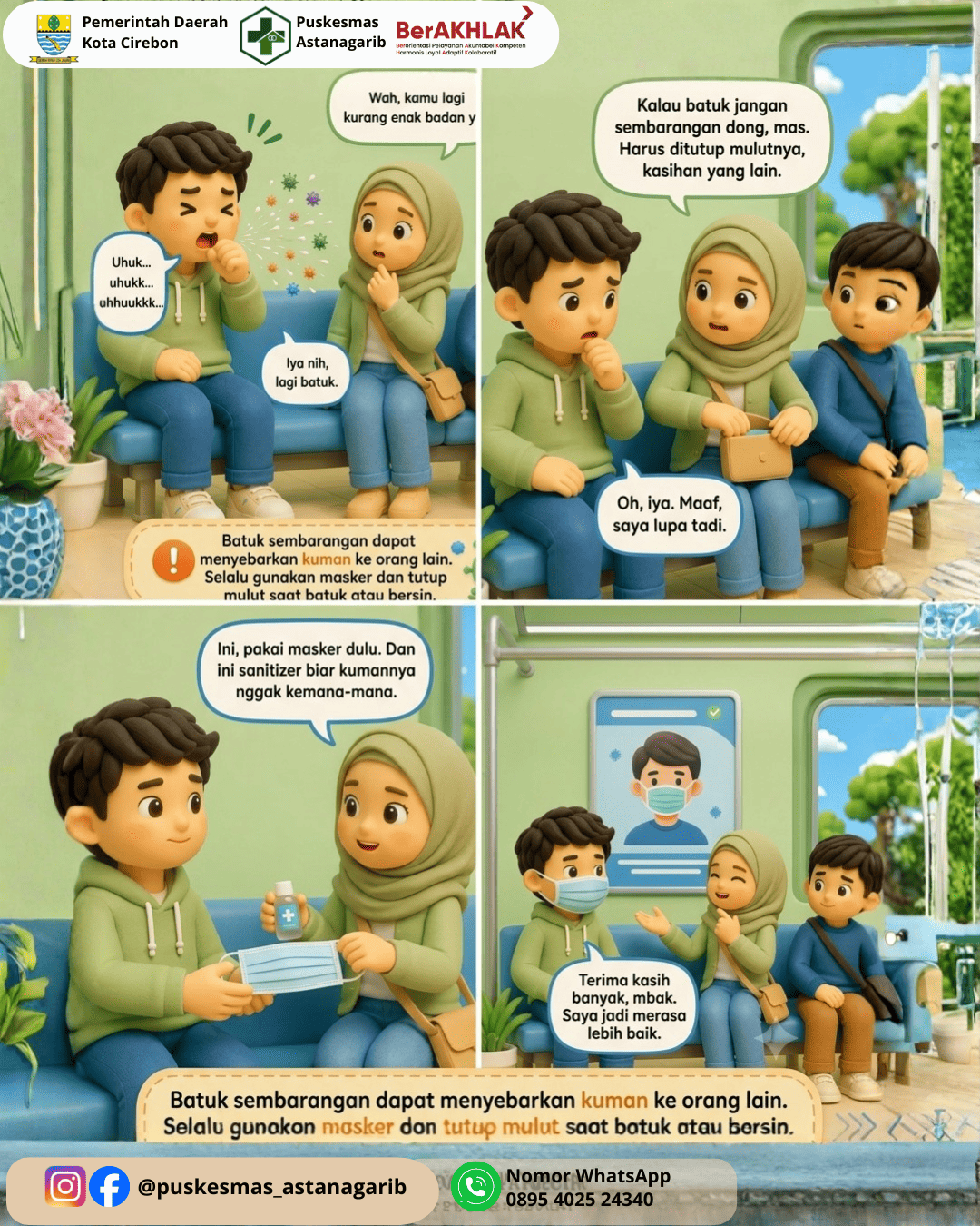 Yuk Terapkan Etika Batuk