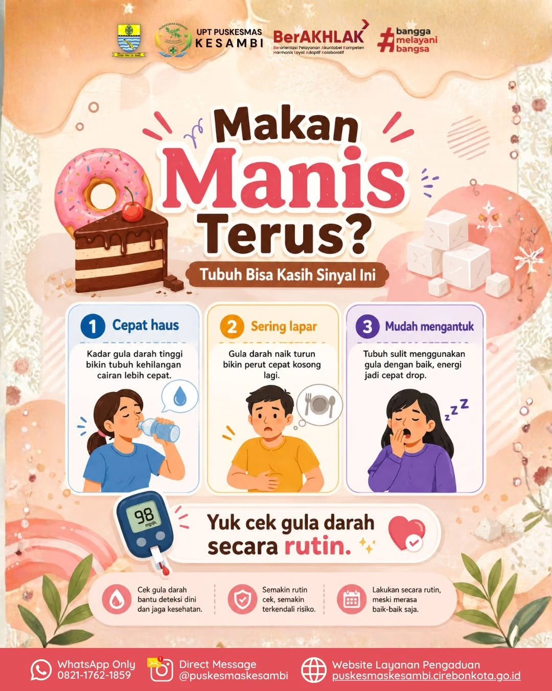 Sering Makan Manis, Kenali 3 Sinyal Tubuh yang Pantang Diabaikan