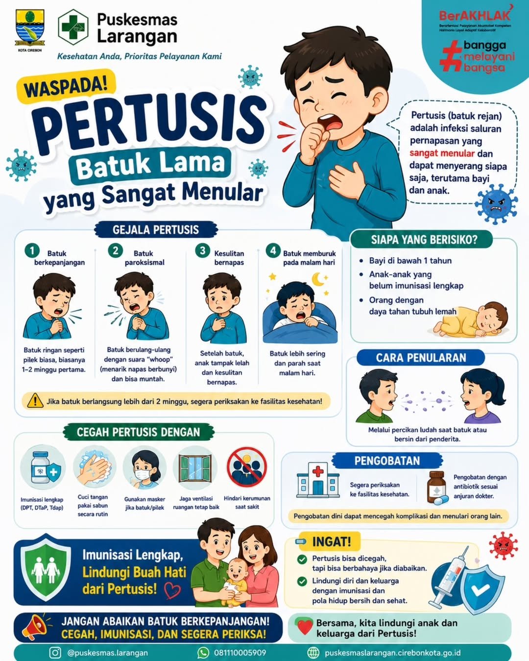 Waspada Pertusis: Batuk Lama yang Sangat Menular pada Bayi dan Anak