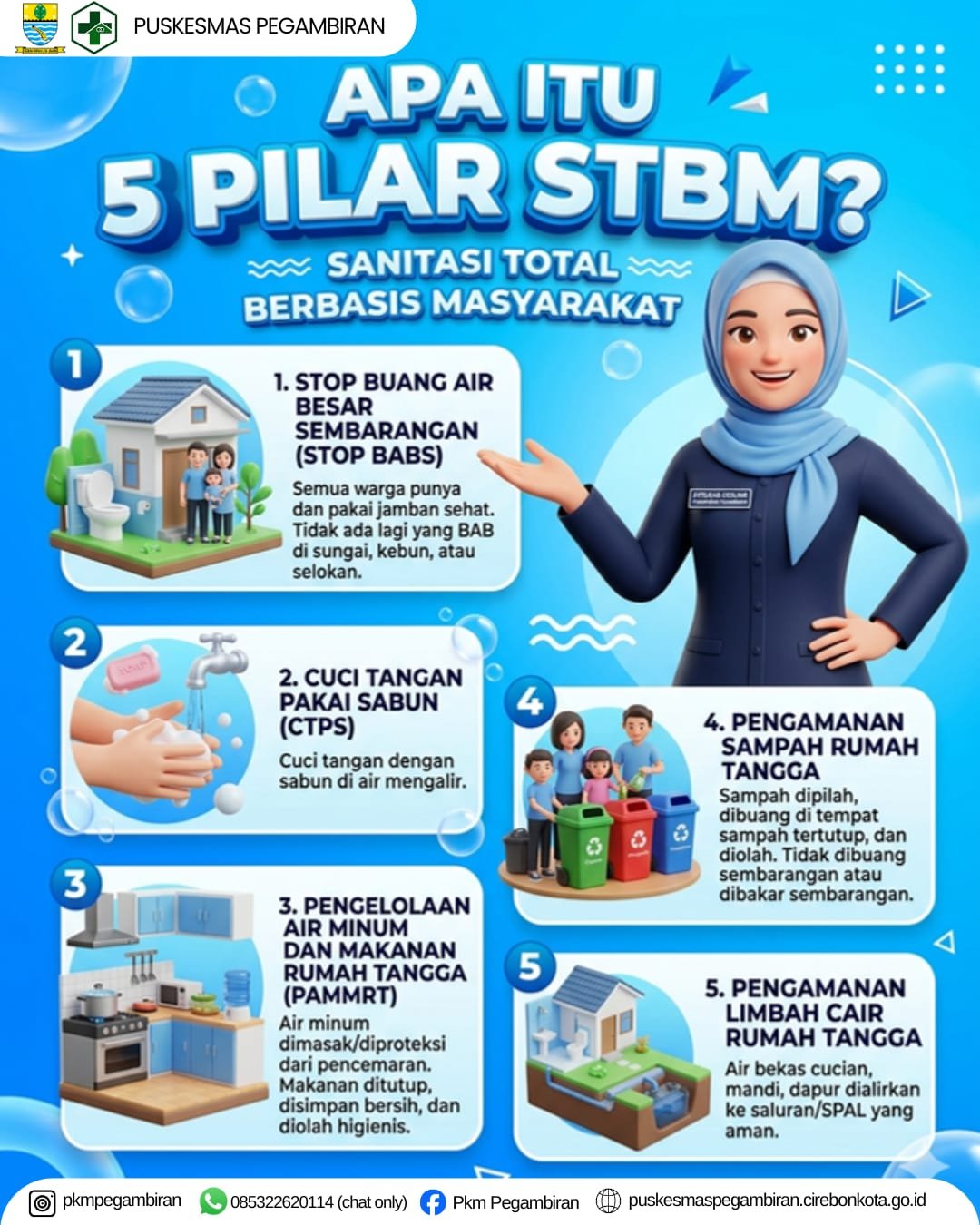 5 PILAR STBM (SABITASI TOTAL BERBASIS MASYARAKAT)