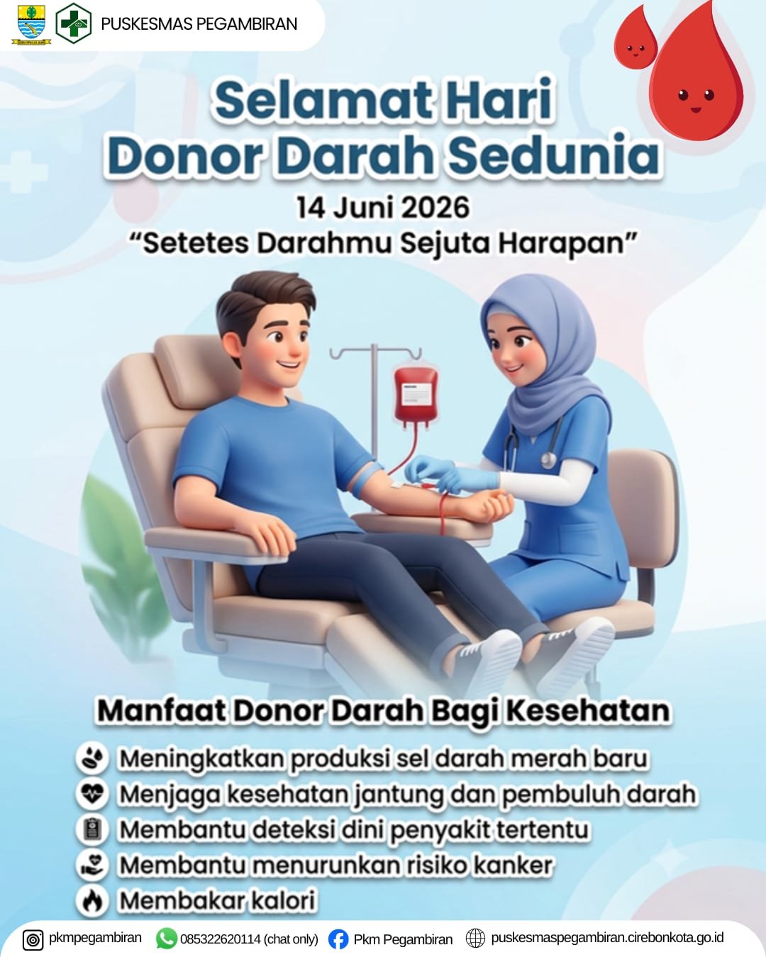 SELAMAT HARI DONOR DARAH SEDUNIA
14 JUNI 2026