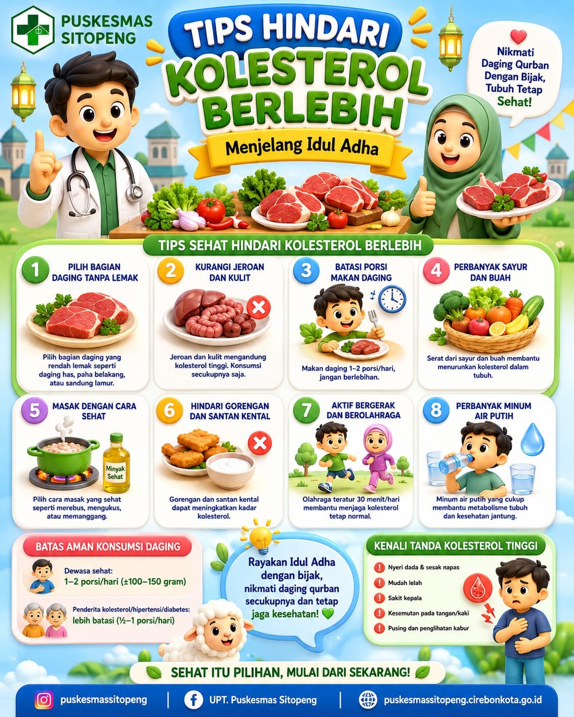 Idul Adha sebentar lagi, siap menikmati daging kurban!