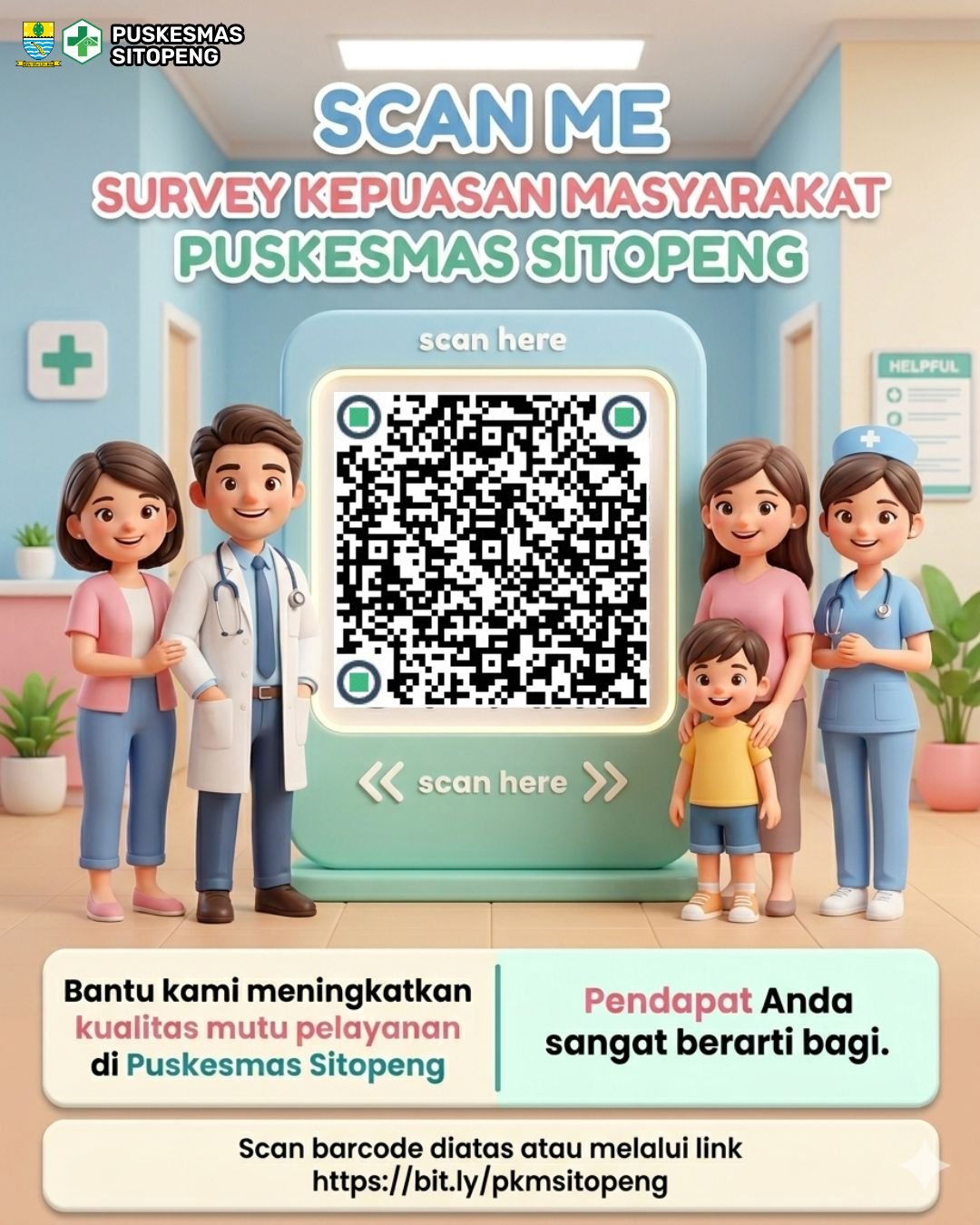 SURVEI KEPUASAN MASYARAKAT (SKM) PUSKESMAS SITOPENG
